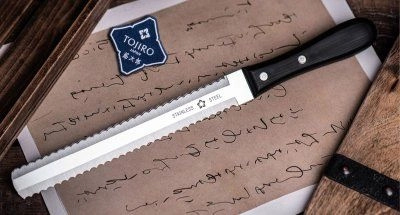 Фотография Нож для замороженных продуктов Tojiro Fuji Cut Special FG-3400 FG-3400