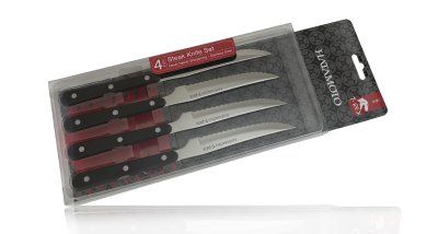 Набор Кухонных Ножей для стейков Hatamoto 1202-4
