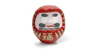 Сувенир Daruma (Дарума), 9 см, ручная работа, Япония