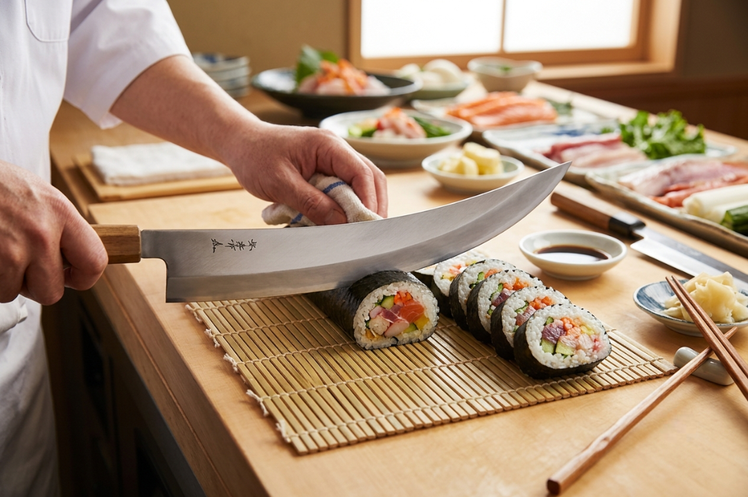 Японский нож для изготовления суши – Sushikiri