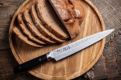 6009 Фотография Кухонный Нож для нарезки слайсер Kanetsugu 6009