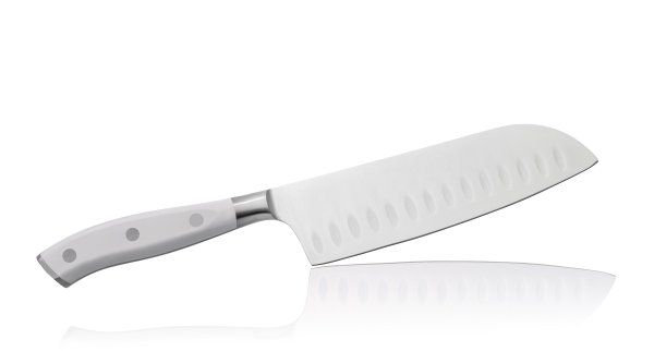 Фотография Кухонный Нож Японский Шеф Сантоку Hatamoto TW-003B