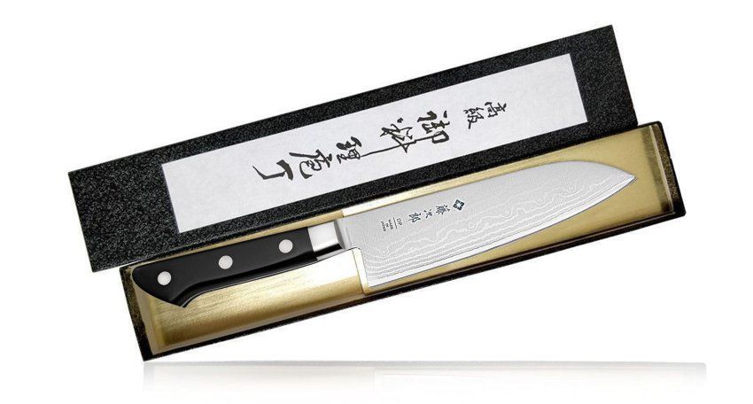 Фотография Кухонный Нож Японский Сантоку TOJIRO F-659