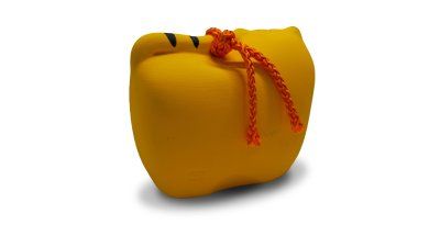 Фотография Фигурка колокольчик восточного гороскопа Тигр, керамика, Япония