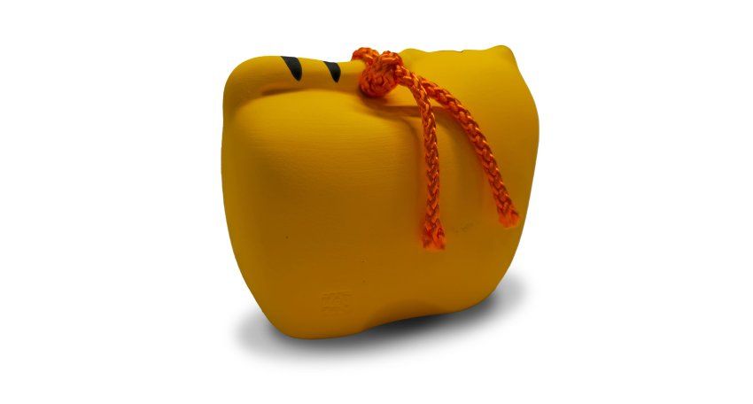 Фотография Фигурка колокольчик восточного гороскопа Тигр, керамика, Япония