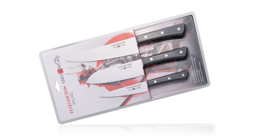 Набор ножей Hatamoto из 3 предметов JPS-002