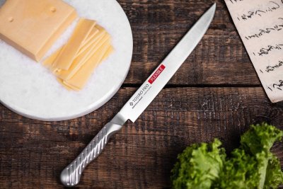 FD-705 Фотография Кухонный Нож для нарезки Слайсер Сверхгибкий TOJIRO FD-705