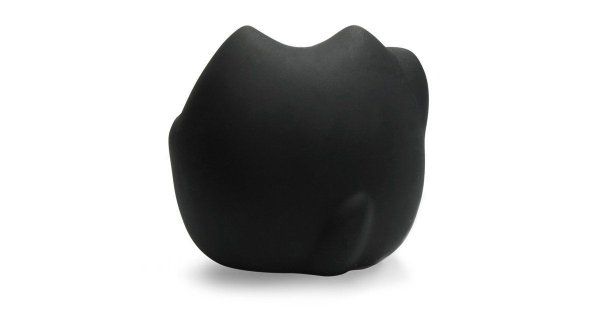 Фотография Сувенир Манэки Кот 5 см, ручная работа, черный (made in Japan)