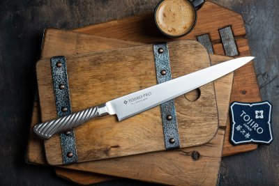 F-886 Фотография Кухонный Нож Филейный TOJIRO F-886
