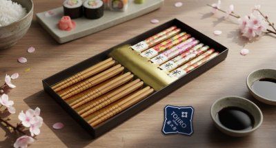 Фотография Палочки набор для еды Flower (made in Japan)