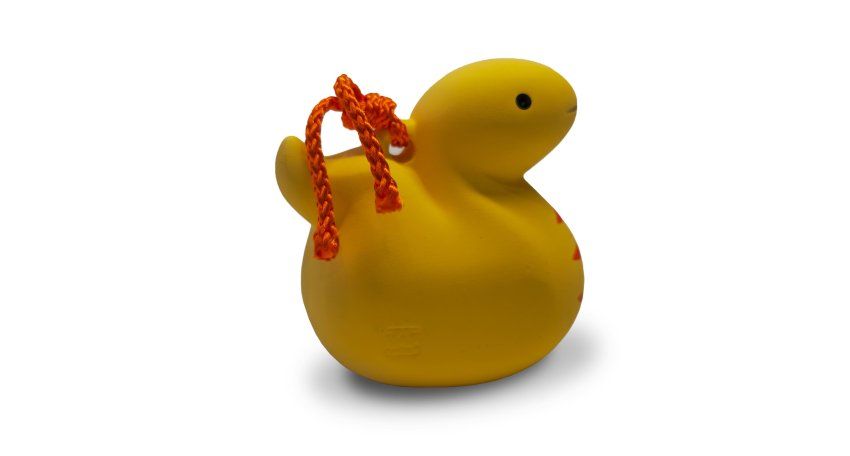 Фотография Фигурка колокольчик восточного гороскопа Змея, керамика, Япония