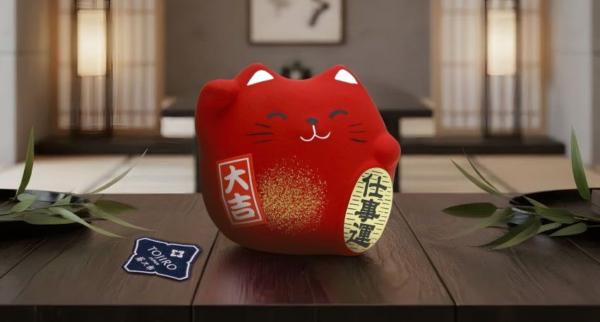 Фотография Сувенир Манэки Кот 5 см, ручная работа, Япония