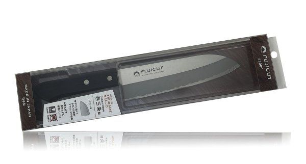FC-1621 Фотография Кухонный Нож Японский Шеф Сантоку FUJI CUTLERY FC-1621