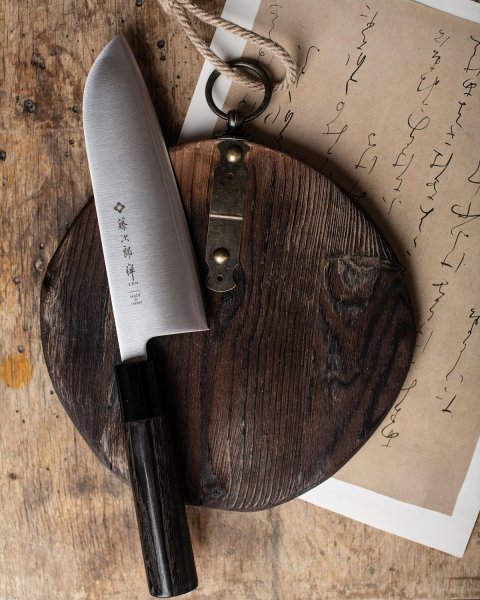 Фотография Кухонный Нож Японский Шеф Сантоку TOJIRO FD-567