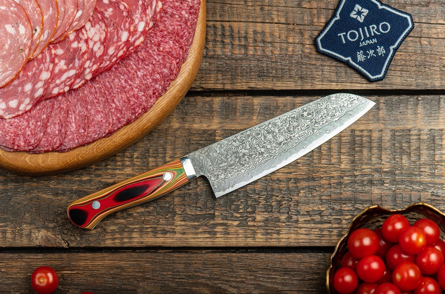 Японский Шеф Нож Сантоку Hiroo Itou (HI-2401)