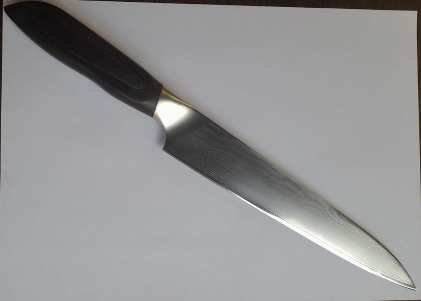 Фотография Кухонный Нож для нарезки Слайсер TOJIRO UFF-CA210 (Уценка)