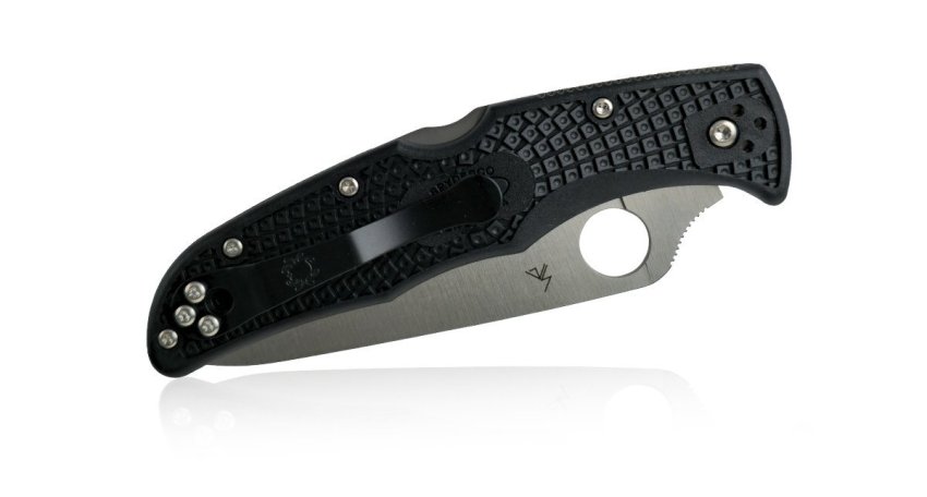 Фотография Нож складной VG-10/FRN Spyderco black