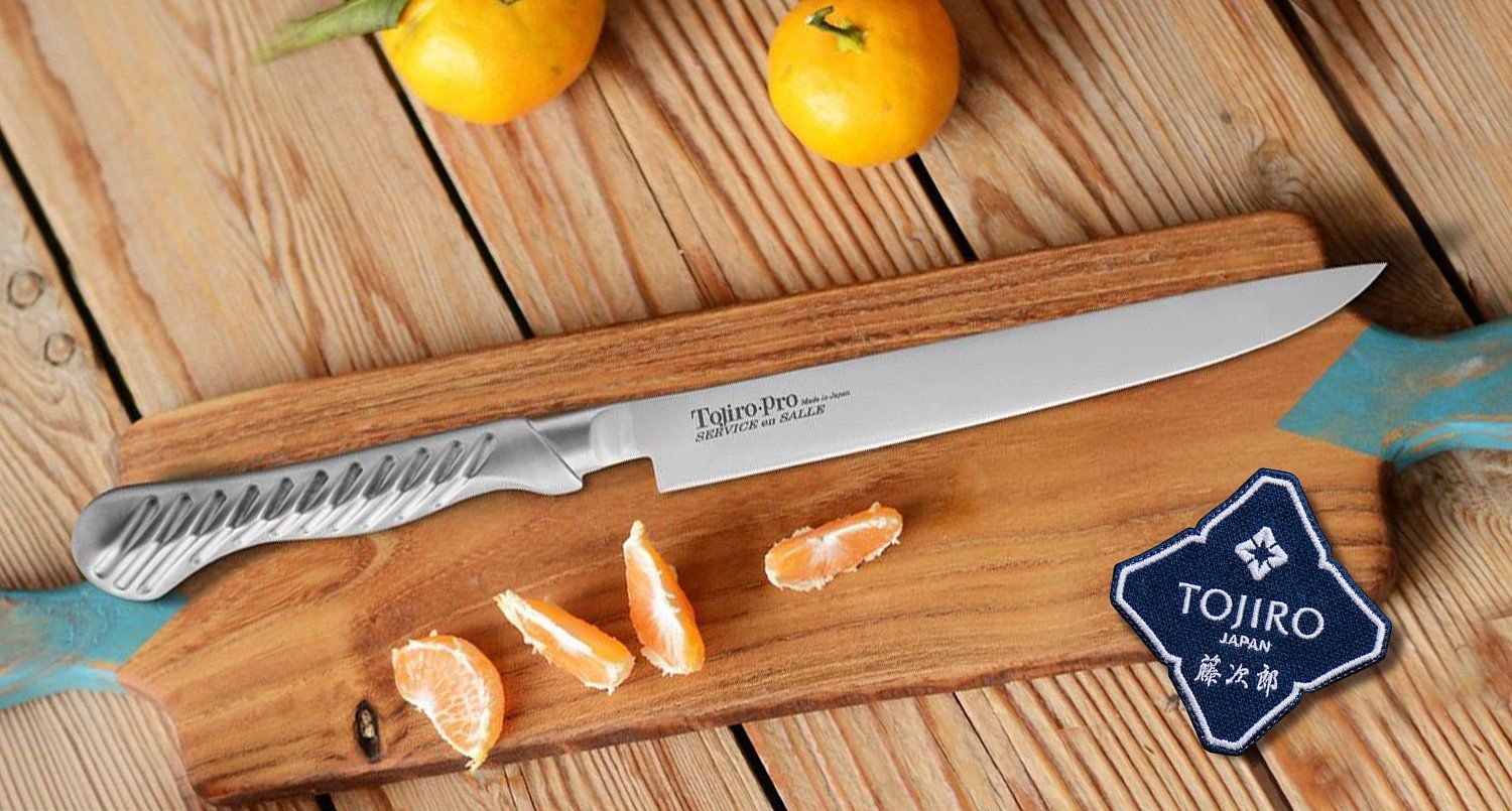 Кухонный Нож для нарезки слайсер TOJIRO FD-704