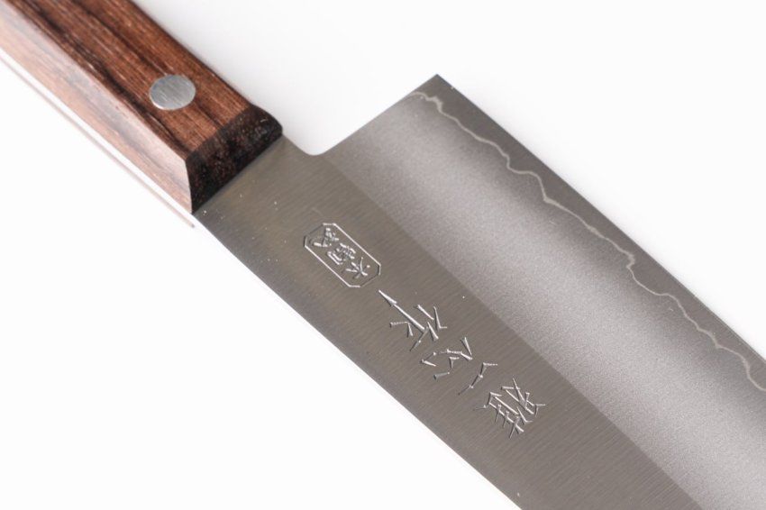 Фотография Кухонный Нож Японский Шеф Сантоку Kanetsugu 2003