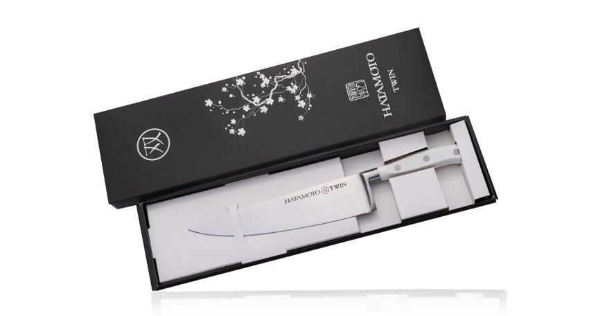 Фотография Кухонный Нож Шеф Hatamoto TW-002