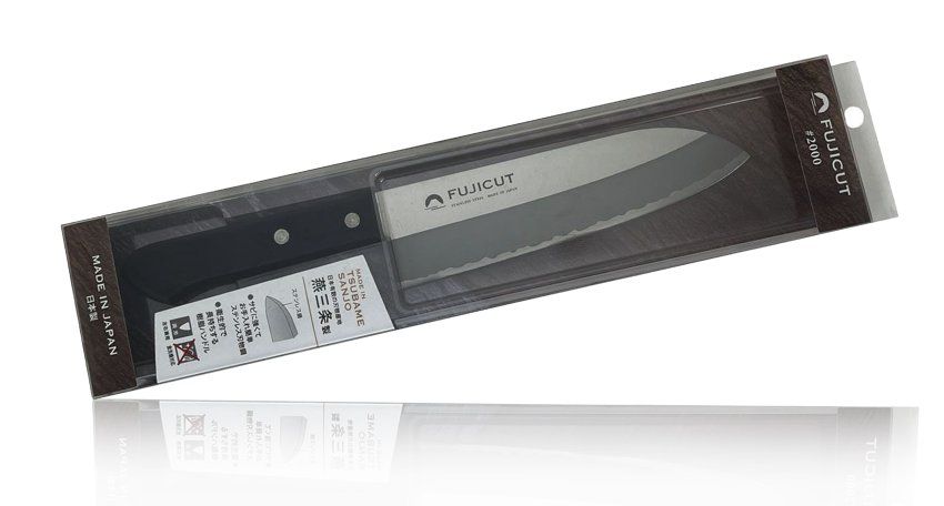 Фотография Кухонный Нож Японский Шеф Сантоку FUJI CUTLERY FC-1621