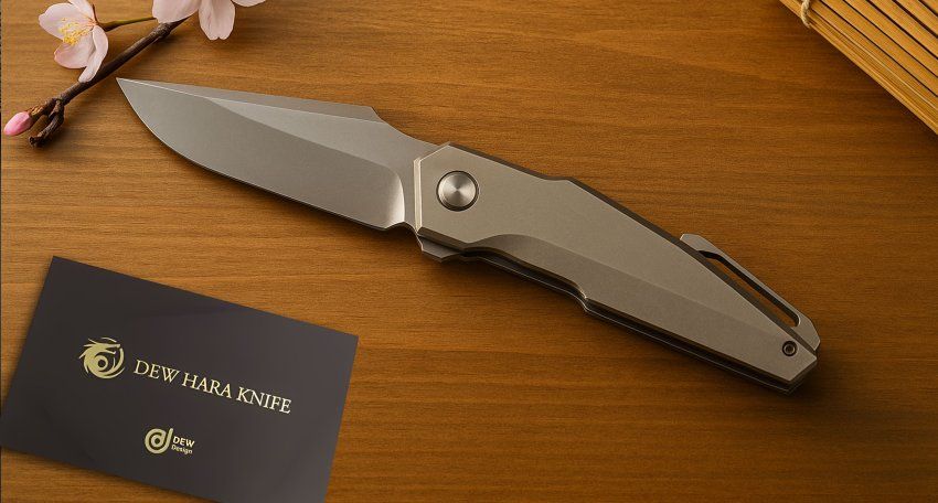 Фотография Нож складной Dew Hara GAIA 4