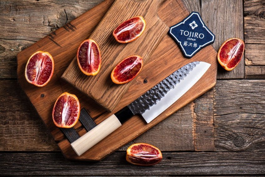 Фотография Японский Шеф Нож Сантоку F-1112