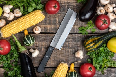 FC-1622 Фотография Кухонный Нож Накири FUJI CUTLERY FC-1622