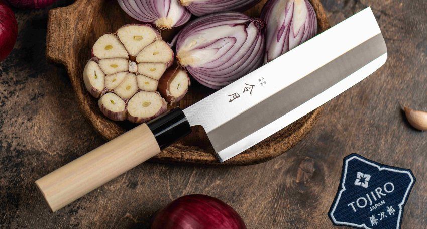 Фотография Кухонный Нож Японский Топорик Накири FUJI CUT FC-1081