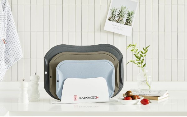 Фотография Набор разделочных досок с подставкой Hatamoto JH-2000