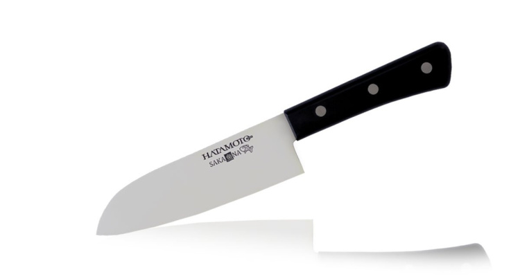 Кухонный Нож Японский Шеф Сантоку Hatamoto JPC-002