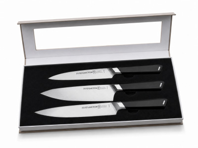 Фотография Набор кухонных ножей Hatamoto Kaizen HVT-0032SW (3 шт.) HVT-0032SW