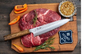 6502 Фотография Кухонный нож Шеф Kanetsugu 6502