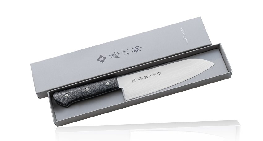 Фотография Кухонный Нож Японский Шеф Сантоку TOJIRO F-1351