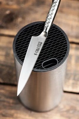 PWBS-15D-SLV Фотография Подставка для Ножей HATAMOTO PWBS-15D-SLV