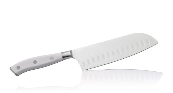 Фотография Кухонный Нож Японский Шеф Сантоку Hatamoto TW-003B