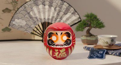 Фотография Сувенир ДАРУМА, ручная работа, 12 см (made in Japan)