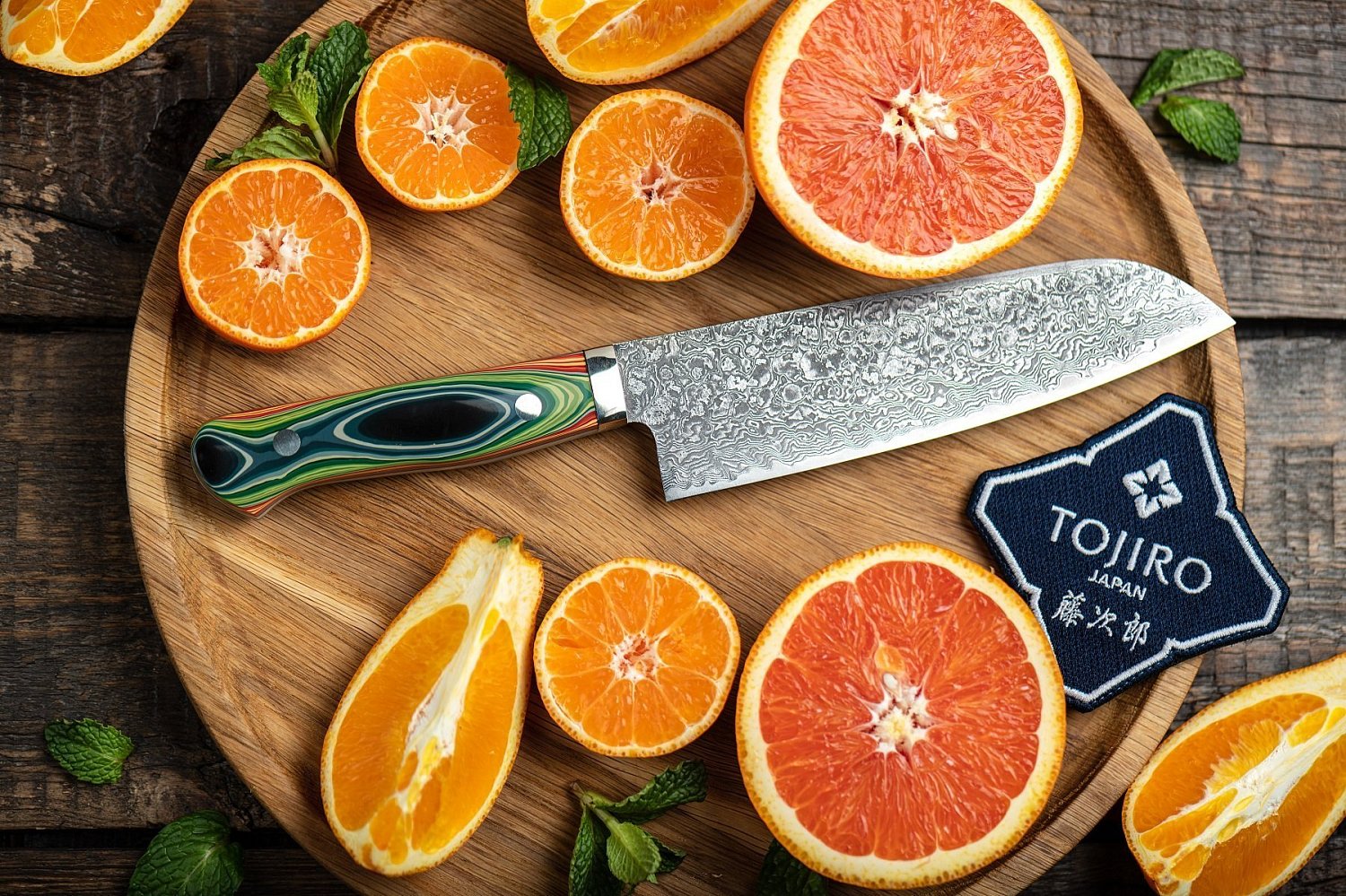 Японский Шеф Нож Сантоку Hiroo Itou (HI-2403)