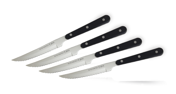 1202-4 Фотография Набор Кухонных Ножей для стейков Hatamoto 1202-4