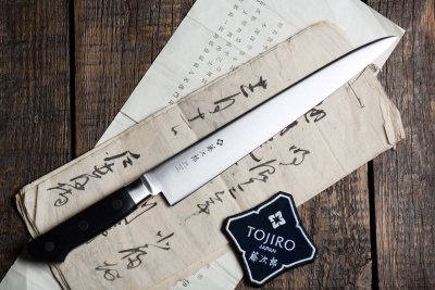 F-806 Фотография Кухонный Нож для нарезки слайсер TOJIRO F-806