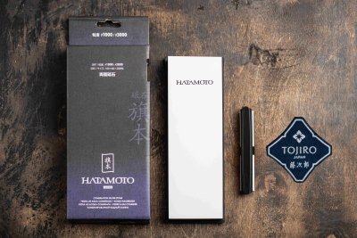 HT1011 Фотография Камень точильный Hatamoto с держателем угла заточки HT1011