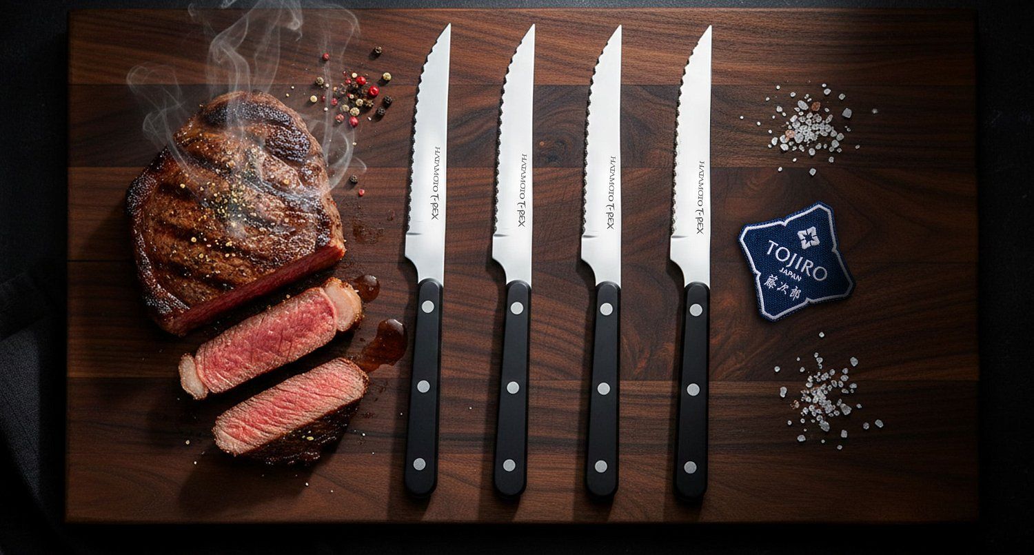 Набор Кухонных Ножей для стейков Hatamoto 1202-4