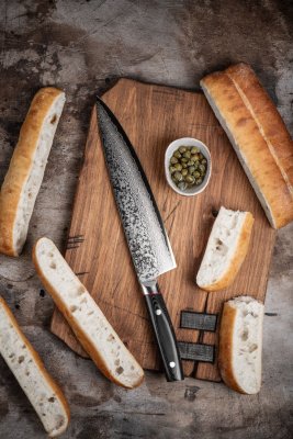 9006 Фотография Кухонный Нож Шеф Kanetsugu 9006