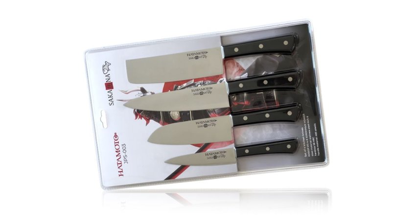 Фотография Набор ножей Hatamoto из 4 предметов JPS-003 JPS-003