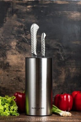 PWBS-15D-SLV Фотография Подставка для Ножей HATAMOTO PWBS-15D-SLV