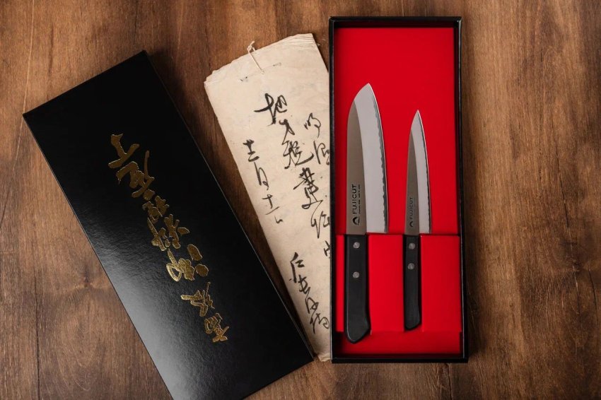 Фотография Набор кухонных ножей Tojiro Fuji Cut TJ-GIFTSET-A (2 шт.) TJ-GIFTSET-A