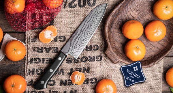 Фотография Кухонный Нож Японский Шеф Сантоку TOJIRO F-331