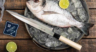 Фотография Кухонный Нож Янагиба FUJI CUT FC-1077