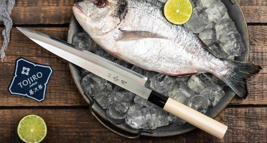 Фотография Кухонный Нож Янагиба FUJI CUT FC-1077