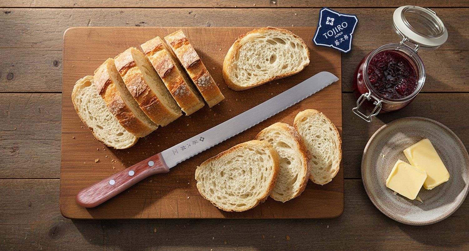 Кухонный Нож Хлебный TOJIRO F-737